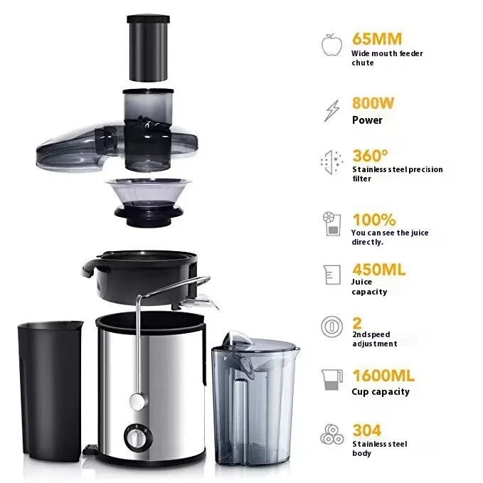 Juicer Centrifugal Household Large Caliber